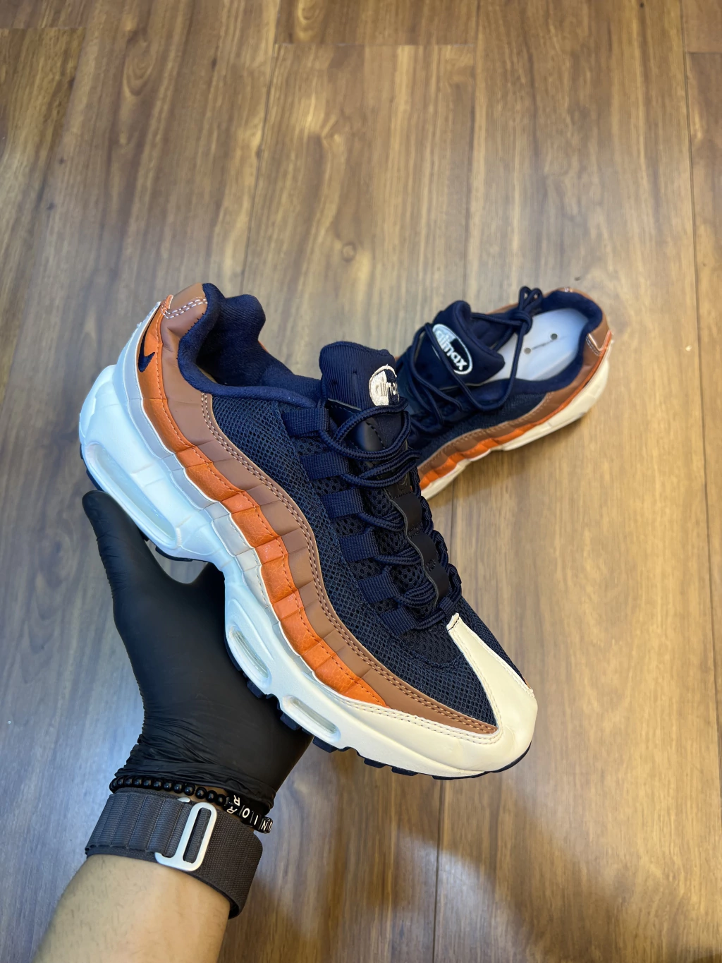 Air Max 95 “ Dessert Sand Obsidian Sail”