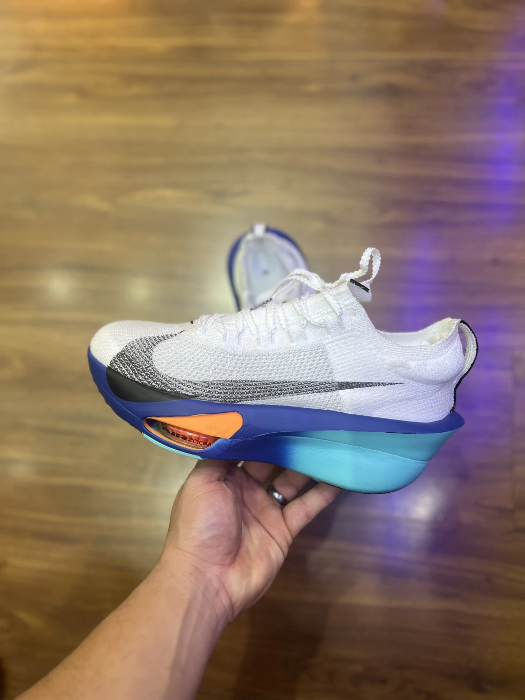 Air Zoom Alphafly 3 - " White and Blue "