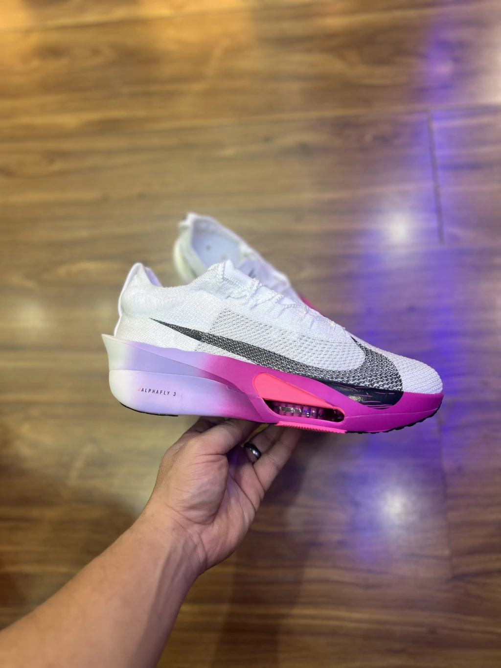 Air Zoom Alphafly 3 - " white and Pink "