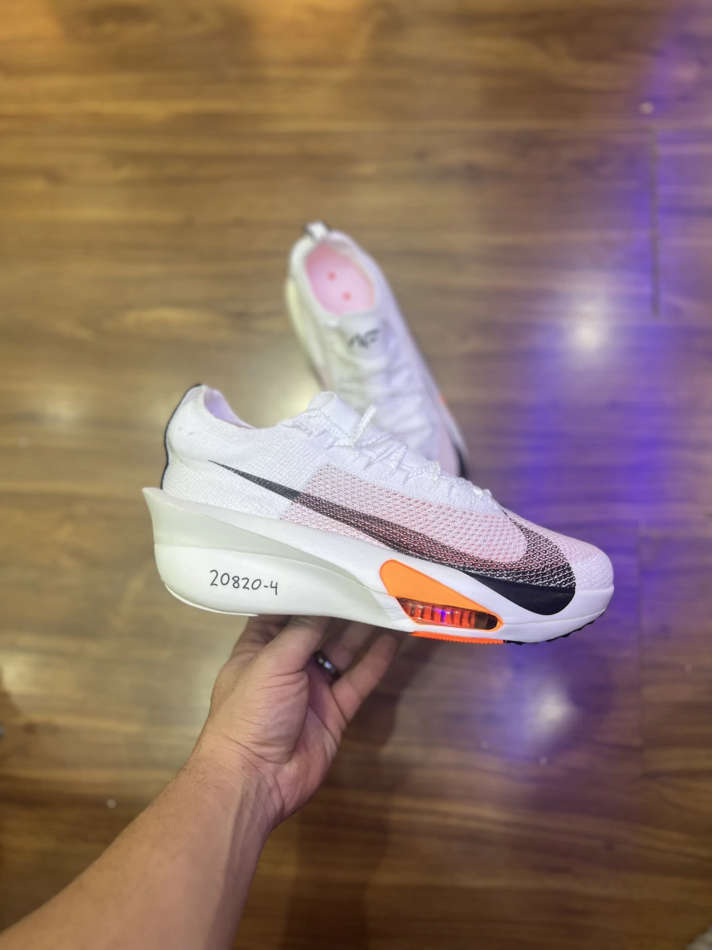 Air Zoom Alphafly 3 - " white and Rose "