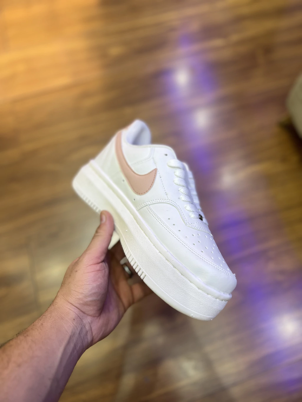 Court Vision " White and Pink " -