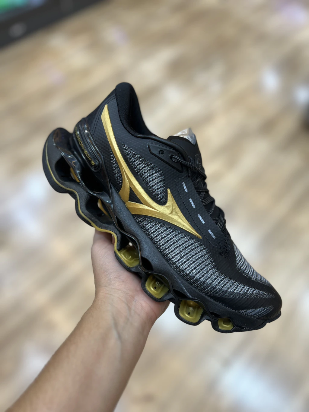 Mizuno Pro 15 - Preto\/Ouro