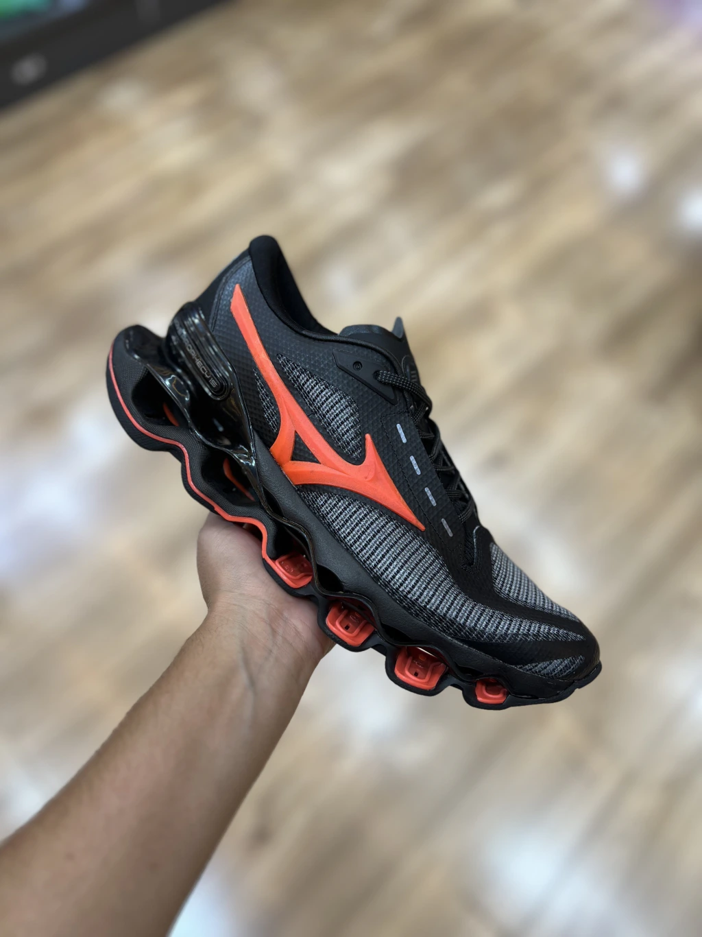 Mizuno pro 15 - Preto\/Vermelho