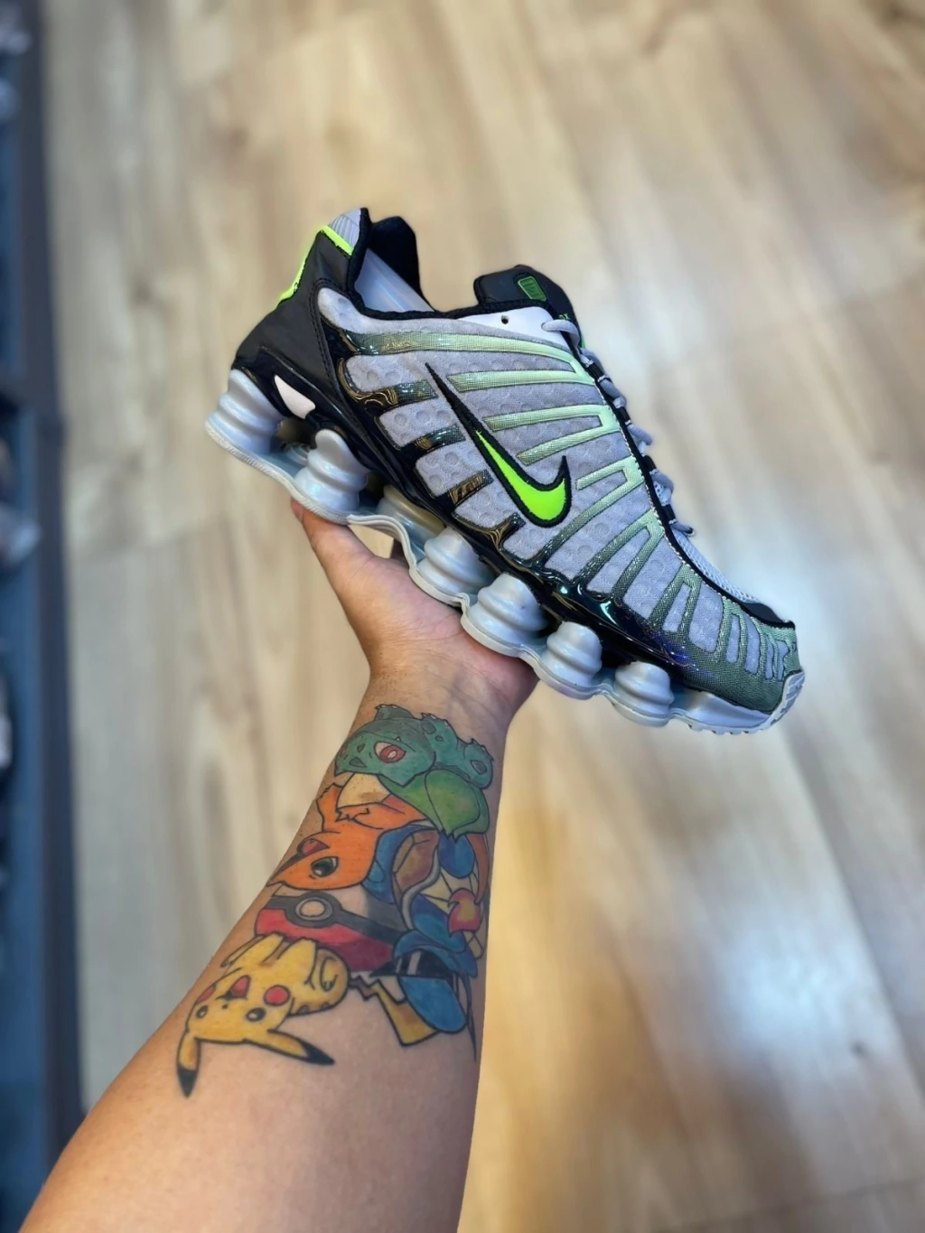 Shox TL 12 Molas " Grey and Green "